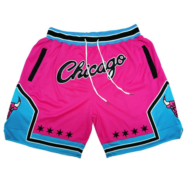 Men's Chi-Town Pink Mesh Shorts