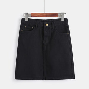 Summer Jean Pencil Skirt
